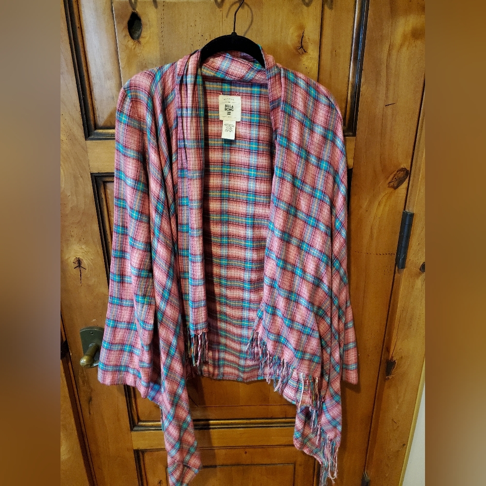 Billabong long sleeve cardigan shawl